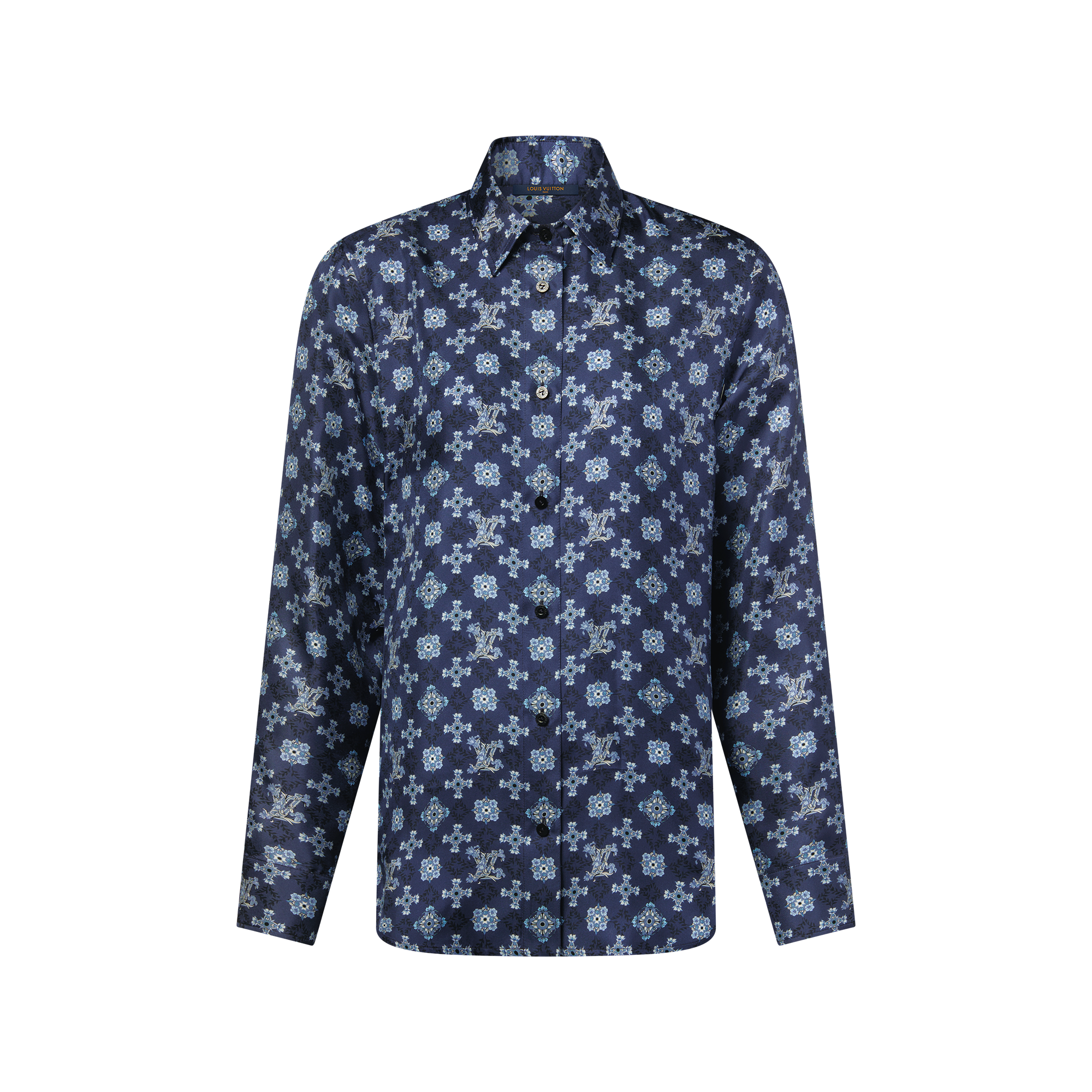 トップス LOUIS VUITTON Mint Monogram Shirt Purple Louis Vuitton Monogram Neon Check Oversized Business Shirt